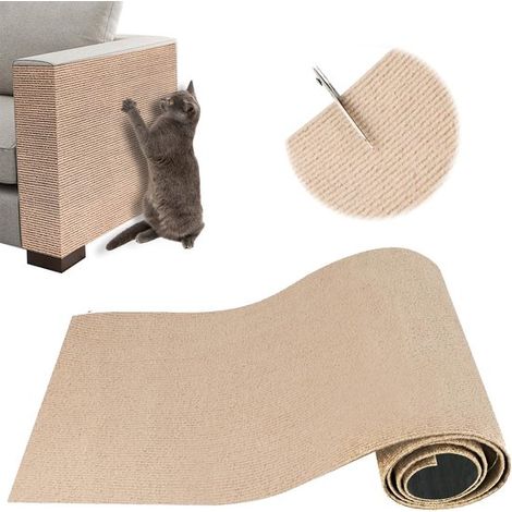 Poste rascador，30 x 100 cm，Alfombrilla rascadora para gatos，Juguete para gatitos，Poste rascador antiarañazos para sofá (1/5)