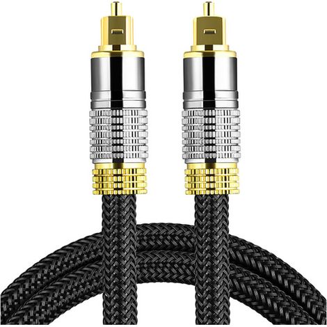 Cavo digitale ottico Alogy da 6,0 mm per TV e PC, lunghezza 1,8 m. (1/5)