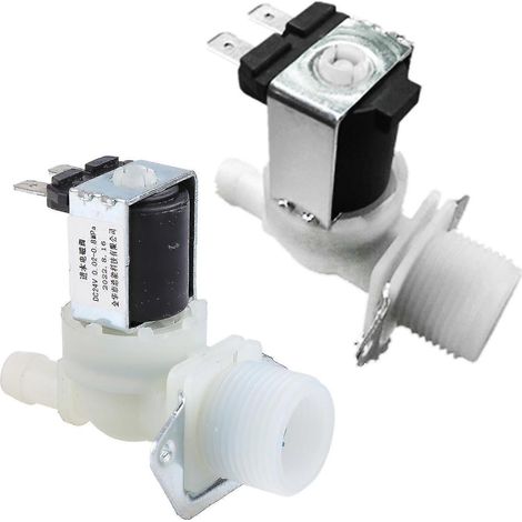 Magnetventil für Wasser-/Lufteinlass für 220V/12V/24V Waschmaschinen – Ersatzteil, kompatibel mit dem Ventilsystem (1/4)
