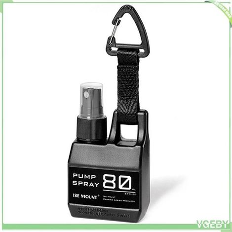 Flacon pulvérisateur extérieur - FAFEICY - HookUp - 80 ml - PE résistant - Mousqueton portable (1/5)