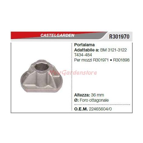 Portalama CASTELGARDEN tagliaerba rasaerba tosaerba BM3121-3122 R301970