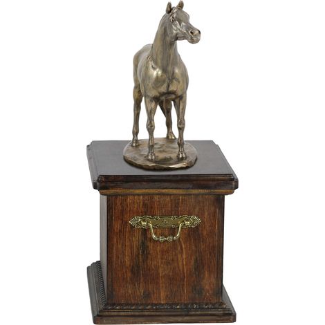 Cheval arabe - urne pour cendres de cheval, urne avec statuette, urne élégante avec cheval par Art-Dog (1/5)