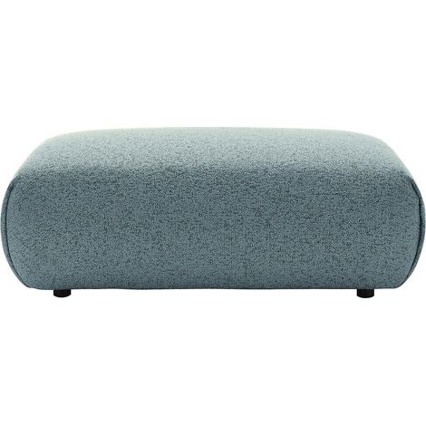 Pouf in Tessuto melange blu - MONELIA (1/3)