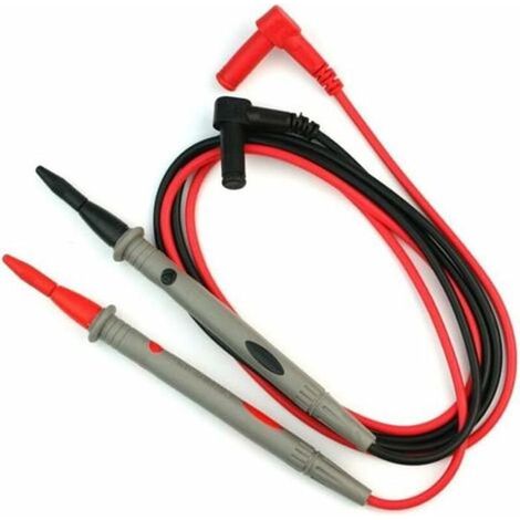 HOXILEELEO2pcs Multimètre Numérique Cordon Sonde Testeur Câble 1000V 10A (1/4)