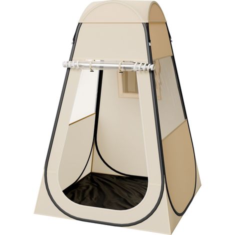 Pop-up Sportzelt, 1,2 x 1,2 m, transparente Kuppel für 1 Person, wasserdicht mit Bodenplane und Abdeckung, Iglu-Campingzelt für Garten, Angeln und als Stütze. (1/5)