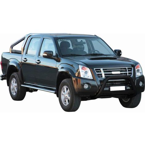 Pare-buffle Avant pour Isuzu D-Max 2006-2012 63 mm en Acier Noir (1/5)