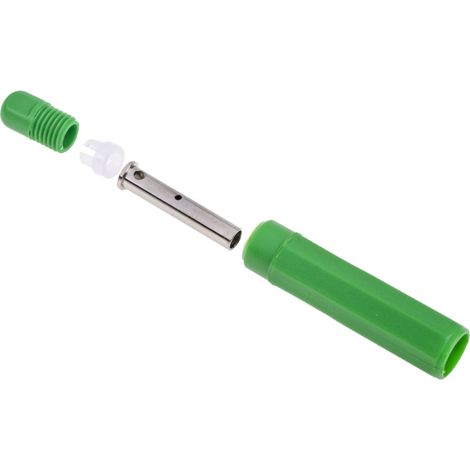 Fiche banane femelle 4 mm RS PRO Vert Femelle 20A 1000V (1/5)
