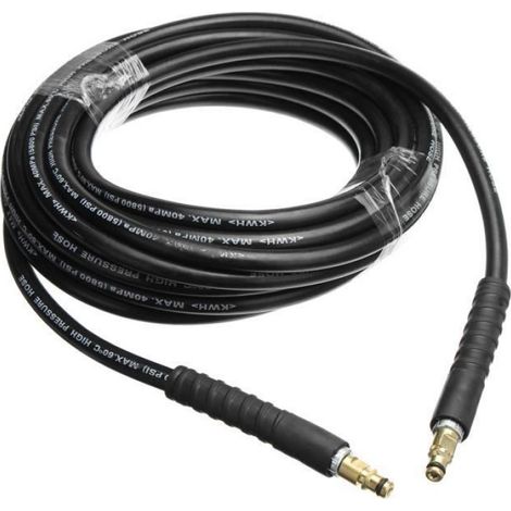 Tuyau De Nettoyage Haute Pression - 10 M - Compatible Avec Nettoyeurs Haute Pression - 160 Bar - Quick Connect (1/4)