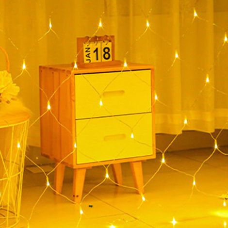 Illumination de Noël en Filet LED Extérieur 4.9x4.9ft Résistant à l'eau - Filet Lumineux pour Décorations de Jardin et Mariage (1/5)