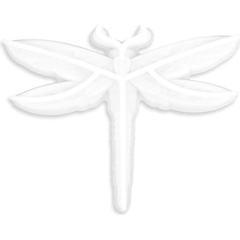 Moule en silicone en forme de libellule en relief 3D, 20,5 x 15,6 cm, pour la fabrication de grands ornements en résine, décorations murales, porte-clés en cristal, fraîcheur, plaque de suspension de (1/5)