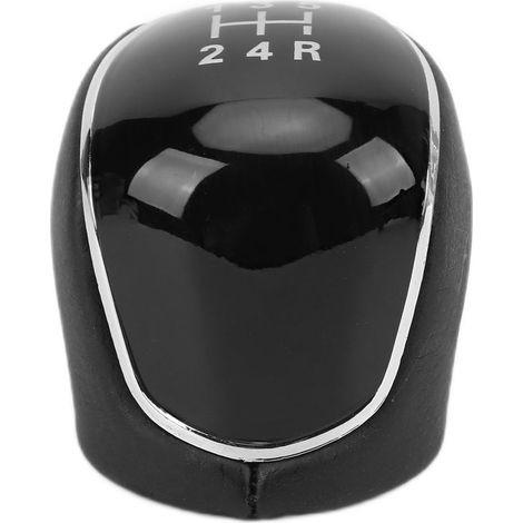 SIXRUN Bouton, Tête de Pommeau de Levier de Vitesse de Voiture Remplacement de la Tête de Bouton de Levier de Vitesse Noir pour Cmax 06/2007 à 07/2010, Pommeau de Levier de Vitesse. (1/5)