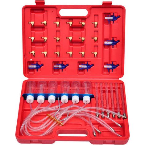 vidaXL Caudalímetro para Common Rail Diesel con juego de adaptadores (1/2)
