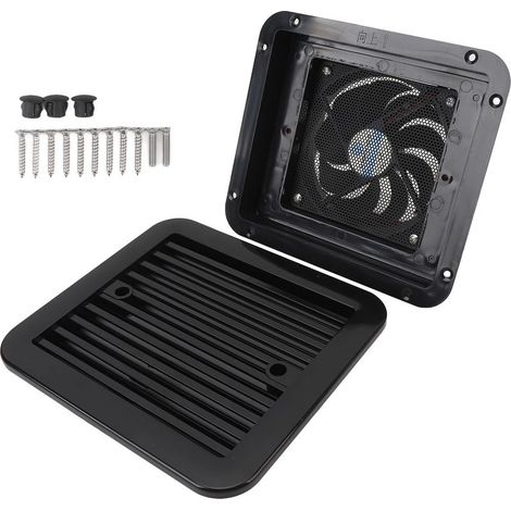 24-V-Abluftventilator – 7,2 W, wasserdichter Seitenabsauger für Wohnmobile und Boote, 3,3 m³/min Luftdurchsatz, robustes ABS (1/5)