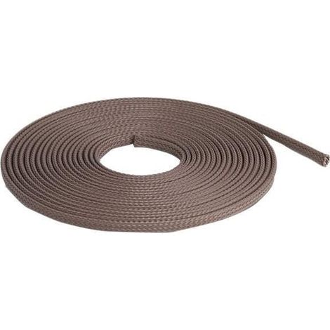 TUYAU TRESSÉ EXTENSIBLE RÉSISTANT AUX RONGEURS MARRON 5 M X 6 MM DELOCK 20903