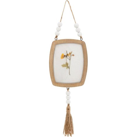 Decorazione murale floreale jayden wood 16x12cm - Atmosphera créateur d'intérieur (1/4)