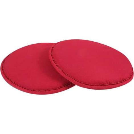 Coussins ronds rouges en polyester et PP (2 pièces) pour concerts et pique-niques en plein air