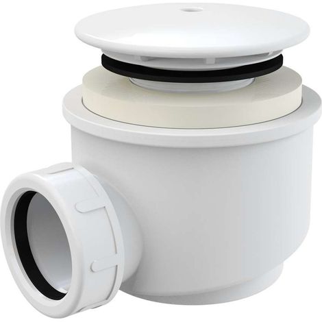 Alca - Juego de desagüe para platos de ducha, blanco A47B-60 (1/2)