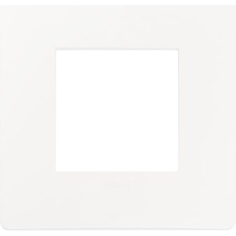 Vimar 14642U.11 Plana Up Placca naturalmente integrabile con Plana, 2 moduli, tecnopolimero, bianco matt (1/5)