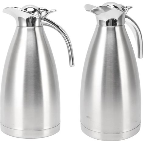 Bouilloire isotherme 2,1 L en acier inoxydable avec distributeur de boissons sous vide pour eau et thé (1/5)