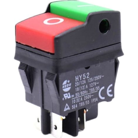 Interrupteur électromagnétique CK-1 5E4 AC250V, interrupteur magnétique autobloquant pour meuleuses d'angle, contacteur industriel CK1, interrupteur de commande pour outils électriques