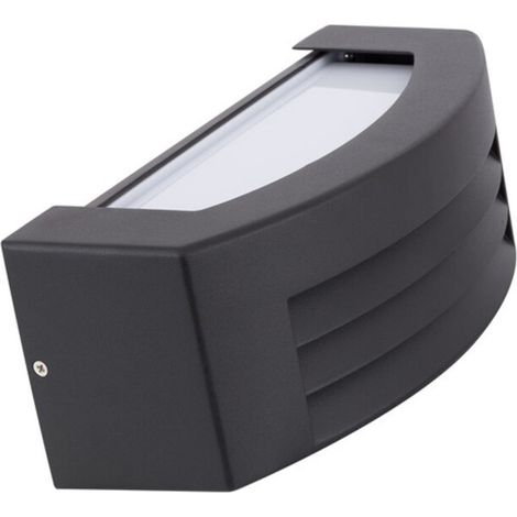 Aplique de Pared Exterior de Aluminio Riva Negro (1/5)