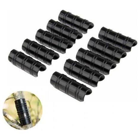 Gewächshausclips, Schlauchschellen zur Befestigung von Gewächshausabdeckungen, Folien und Pflanzen, 20 Stück, 19 mm (1/5)