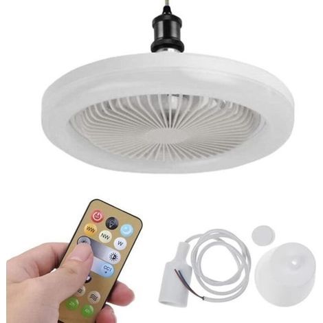 Ventilateur de Plafond LED Silencieux - Lumière Blanche - 3 Modes - 30W (1/4)