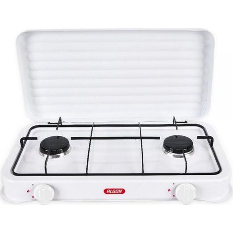 COCINA 2 FUEGOS GAS C/TAPA