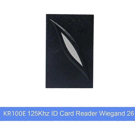 Lecteur de cartes longue portée 13,56 MHz / 125 kHz, lecteur de contrôle d'accès par carte de proximité Wiegand 26/34, étanche IP65, KR100/KR100E 125 kHz (1/5)