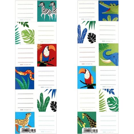Adesivi per quaderno Safari 1 (25 pezzi)