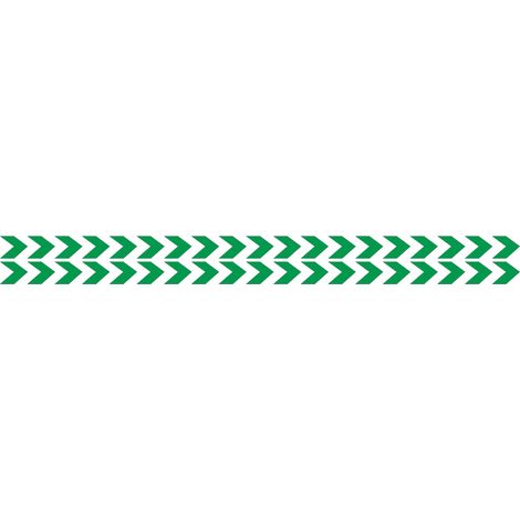 Lot 2 bandes 100mm x 1m - Double chevrons Vert - 4641386
