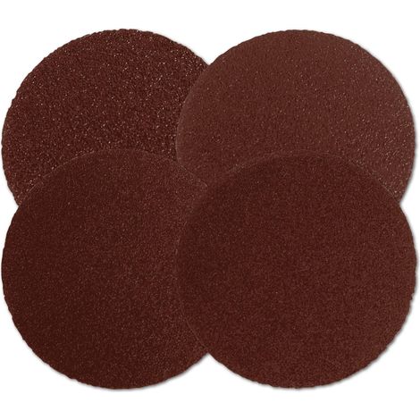 Kit de feuilles abrasives pour bois (accessoire pour meuleuse d’angle pneumatique, pour meuleuse d’angle pneumatique TC-PA 50, Ø 50 mm, 60 feuilles abrasives div. incluses) (1/5)