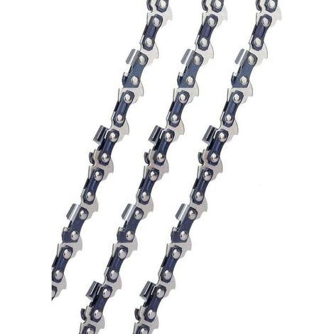 Catena per motosega 3 x 40 cm 3/8" 55 maglie motrici 1,3 mm, basso contraccolpo compatibile con