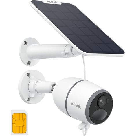 Reolink 4MP Solar Camera 4G SIM Card LTE Go Plus+Solar Panel 2K Night Vision Person Vehicle AI Detection Two-Way Audio IP65 Waterproof Alexa Compatible (1/5)