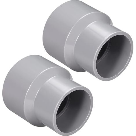 63mm x 50mm PVC Reduction Coupling 2PCS DWV Hose Grey (1/5)