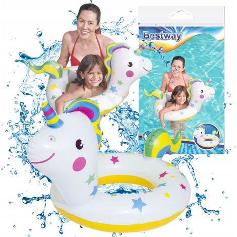 Salvagente gonfiabile a forma di unicorno per bambini, 75 cm, BestWay (1/5)