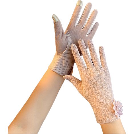 Gants Résistants À La Chaleur Et Aux Coupures - En Néoprène Respirant Avec Bout Des Doigts Tactiles - Pour Jardinage Bricolage Et Conduite - Paire (1/5)