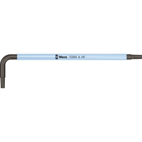 Cle male coudee WERA BlackLaser TORX T8 avec fonction de retenue (1/5)