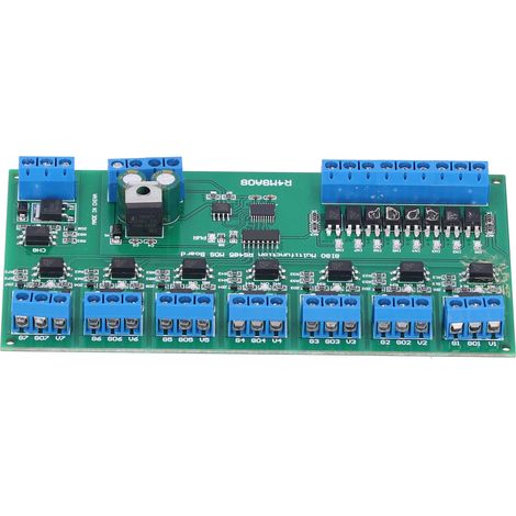 Module MOSFET 8 entrées/sorties RS485, composant électronique multifonction R4M8A08 6‑25V (1/5)