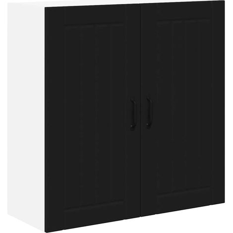 Meubles de Rangement,Armoire de cuisine Noir 80 x 31 x 80 cm Bois d'ingénierie CFW830018 (1/5)