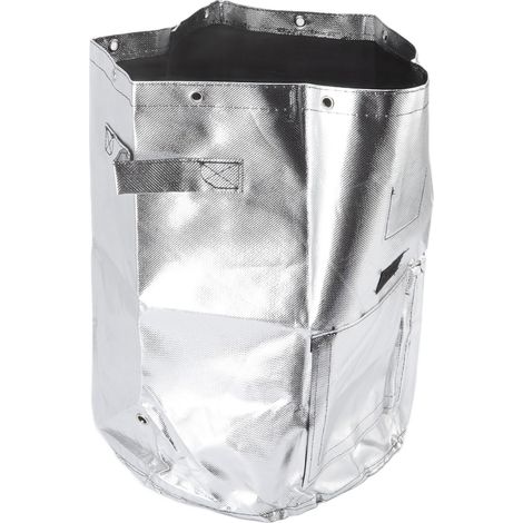 Sac de culture argenté pour pommes de terre, étanche et ouvrable, pour plantes, légumes et fleurs, taille M, 26 litres (7 gallons) (1/5)
