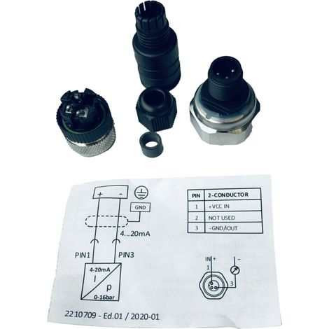 Wilo Drucktransmit.1/4" 0-16 bar 4-20mA (1/3)