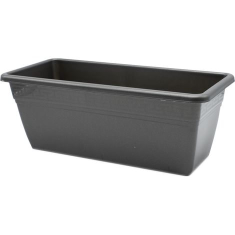 Jardinera plastico 40 cm Negro (1/4)
