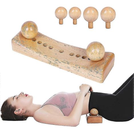 Appareil de relâchement du muscle psoas et masseur corporel personnel pour soulager les douleurs dorsales, thérapie physique des points de déclenchement avec 4 têtes de massage-AquaForge (1/4)