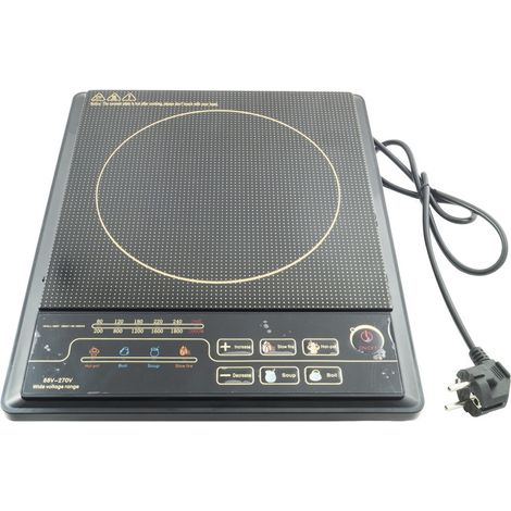TrAdE Shop Traesio - Piastra Induzione Piano Di Cottura Fornello Portatile Elettrico Cucina 2000 W - (1/3)