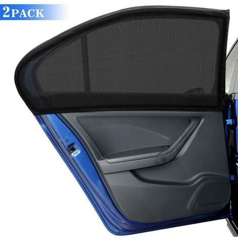 Sonnenschutz für Babys (2er-Pack) – Für Seitenfenster – Doppelfunktion: Sonnenschutz und Mückenschutz (1/5)