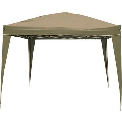 Gazebo Richiudibile Domus Acciaio/Poly Bianco-Ecru Mt 3X3 - 1 Pz (1/2)