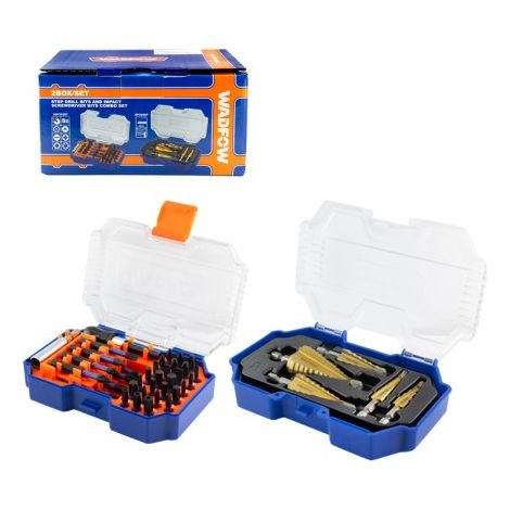 Juego set brocas escalonadas + puntas impacto 32 piezas - MARCA (1/5)