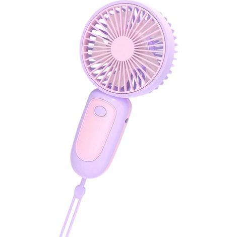 Petit ventilateur portable rechargeable par USB, idéal pour les étudiants et les activités de plein air. Cadeau parfait pour l'été. (1/5)