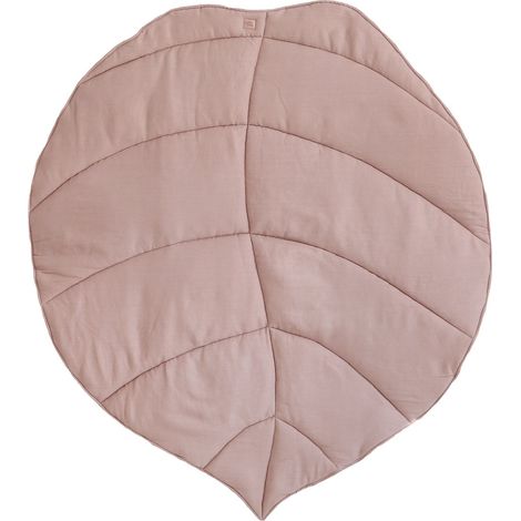 Tapis de sol feuille molletonné bébé enfant autumn vibes - Rose clair (1/5)